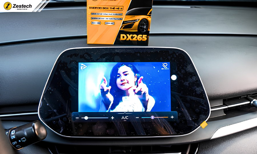 Android Box xe điện Zestech DX265 lắp trên ô tô VinFast