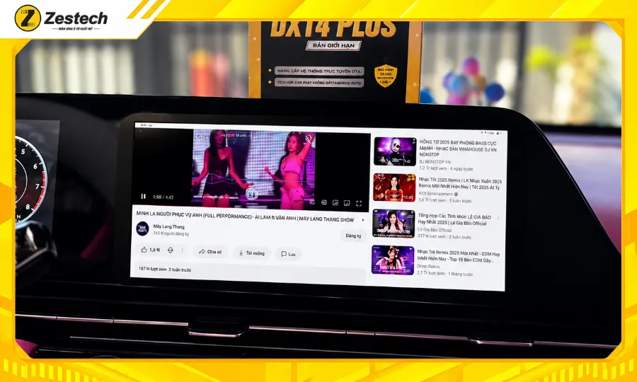 Giải trí cùng Android Box ô tô cho xe OMODA C5