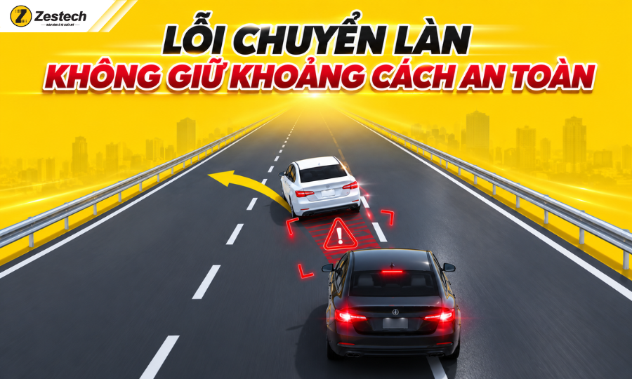 Các mức phạt giao thông mới cần lưu ý từ 15/8/2026 3 Các mức phạt giao thông mới cần lưu ý từ 15-8: Lỗi chuyển làn không giữ khoảng cách