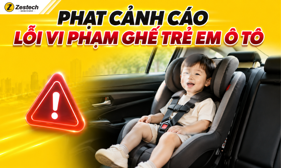 Các mức phạt giao thông mới cần lưu ý từ 15/8/2026 4 Các mức phạt giao thông mới cần lưu ý từ 15-8: Phạt cảnh cáo các vi phạm ghế trẻ em