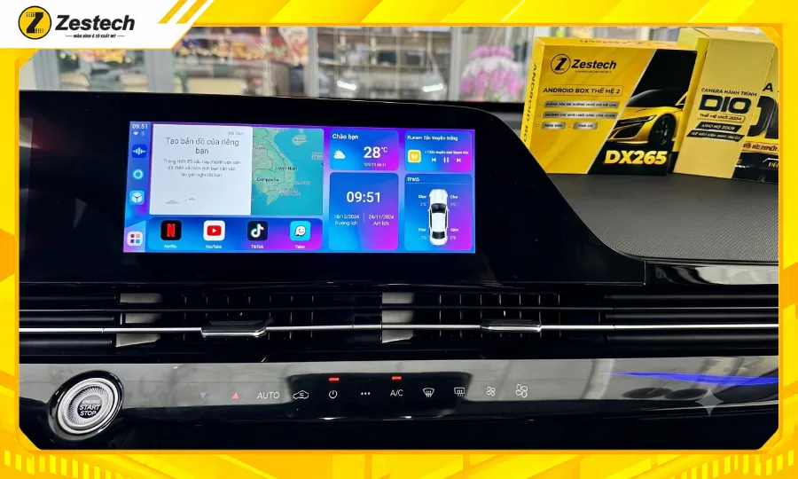 DX265 - Android Box ô tô cho xe OMODA C5