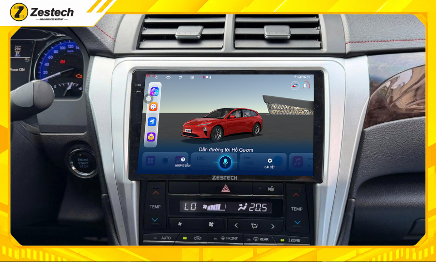 Màn hình ô tô Android cho xe Toyota Camry 3 Điều khiển mọi tác vụ bằng giọng nói trên màn hình ô tô Android cho xe Toyota Camry