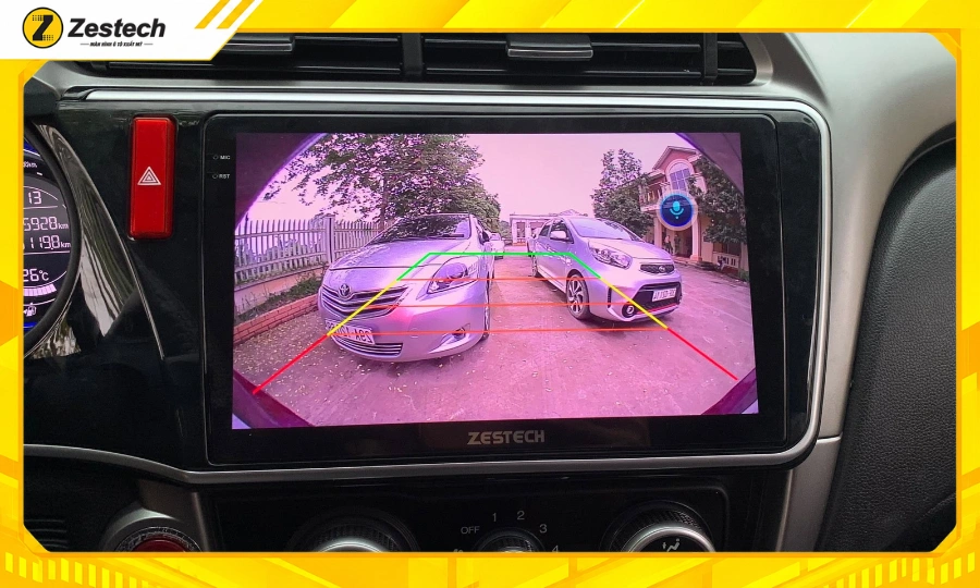 Màn hình Android ô tô cho xe Honda City tích hợp camera lùi