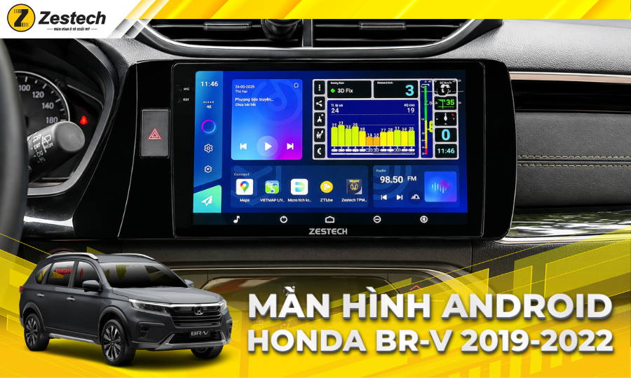 Lắp đặt màn hình android ô tô cho xe BR-V 2019-2022 chính hãng, uy tín