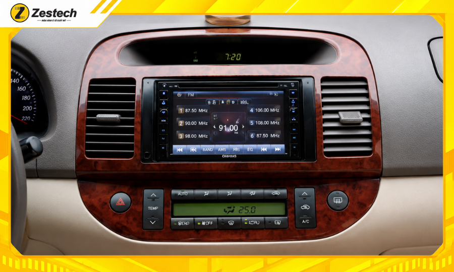 Màn hình android ô tô cho xe Toyota Camry 2002-2006 2 Có thể lắp đặt màn hình android ô tô cho xe Camry 2002-2006