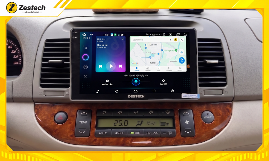Màn hình android ô tô cho xe Toyota Camry 2002-2006 7 Ra lệnh điều khiển màn hình android ô tô cho xe Camry 2003 bằng giọng nói