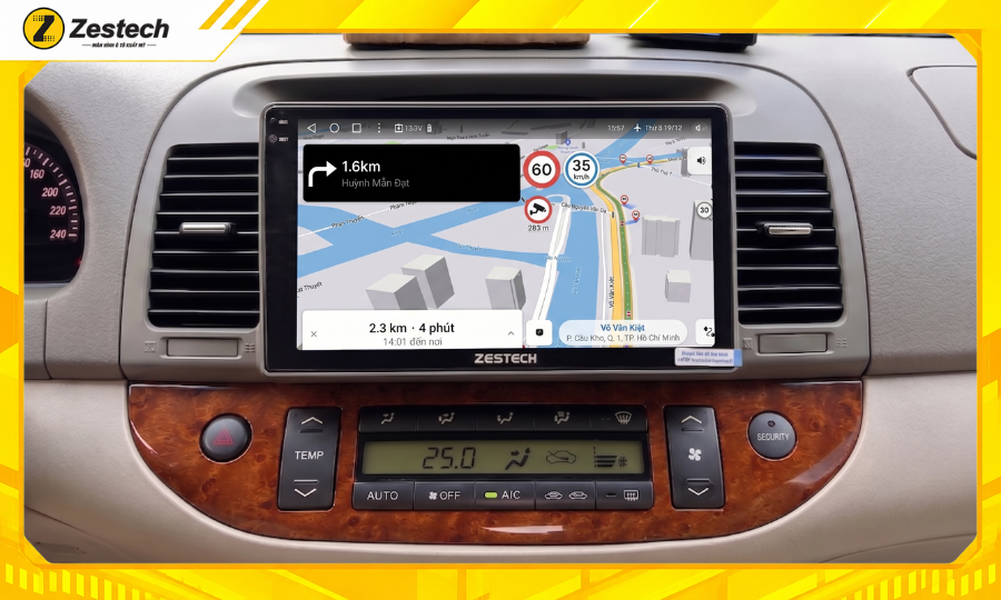 Màn hình android ô tô cho xe Toyota Camry 2002-2006 9 Màn hình android ô tô cho xe Camry 2004 tích hợp bản đồ VietMap Live