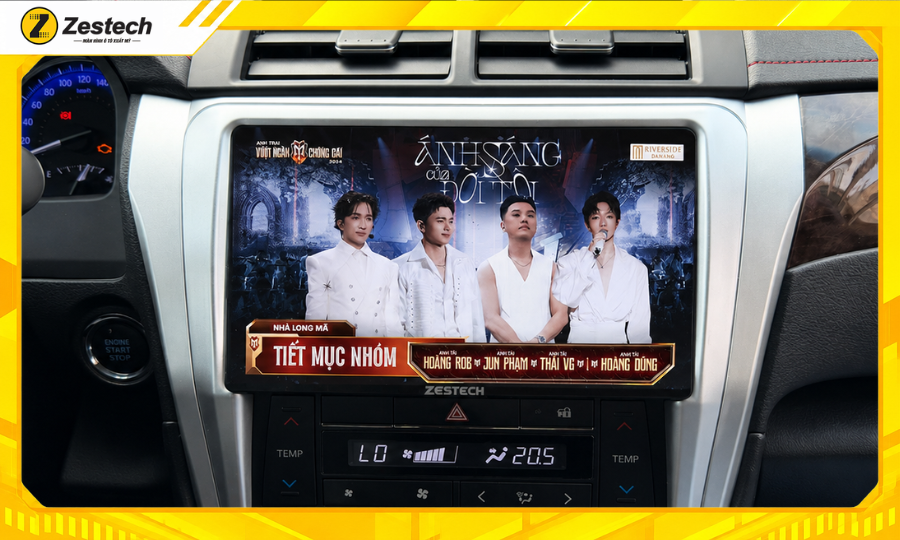 Màn hình ô tô Android cho xe Toyota Camry 5 Màn hình ô tô Android cho xe Toyota Camry sở hữu kho giải trí trực tuyến