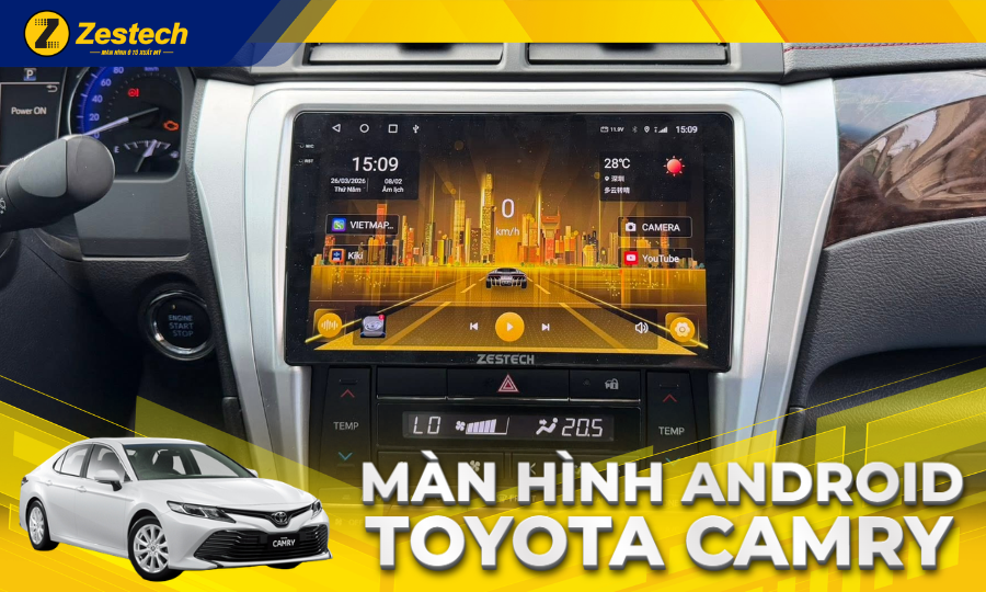 Màn hình ô tô Android cho xe Toyota Camry