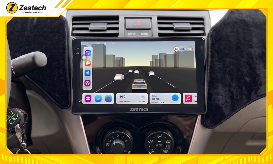 Màn hình ô tô Android cho xe Toyota Vios 2003-2007 11 Màn hình ô tô Android cho xe Toyota Vios 2006 ứng dụng công nghệ AI ADAS