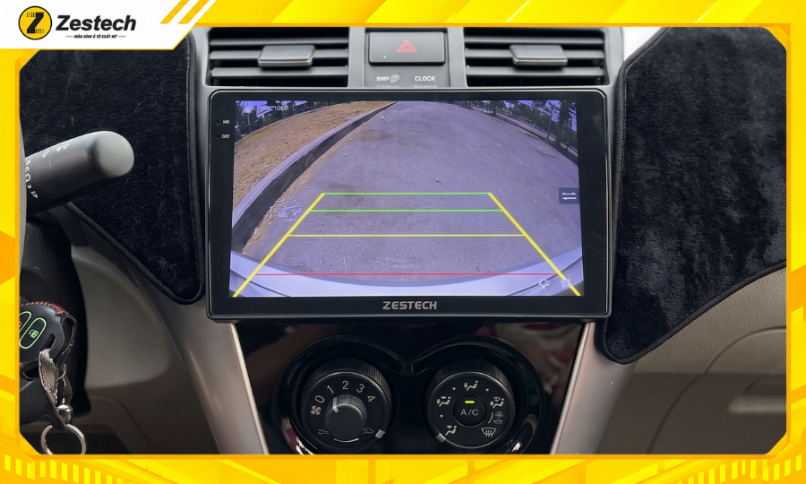 Màn hình ô tô Android cho xe Toyota Vios 2003-2007 12 Màn hình ô tô Android cho xe Toyota Vios 2003-2007 tích hợp camera lùi zin của xe