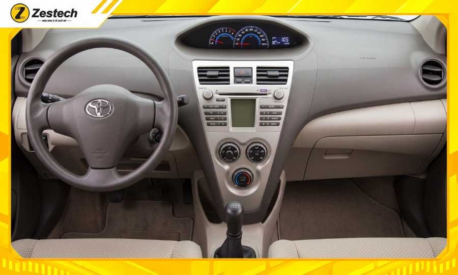 Màn hình ô tô Android cho xe Toyota Vios 2003-2007 2 Toyota Vios 2003. 2004, 2005, 2006, 2007 không có màn hình cảm ứng