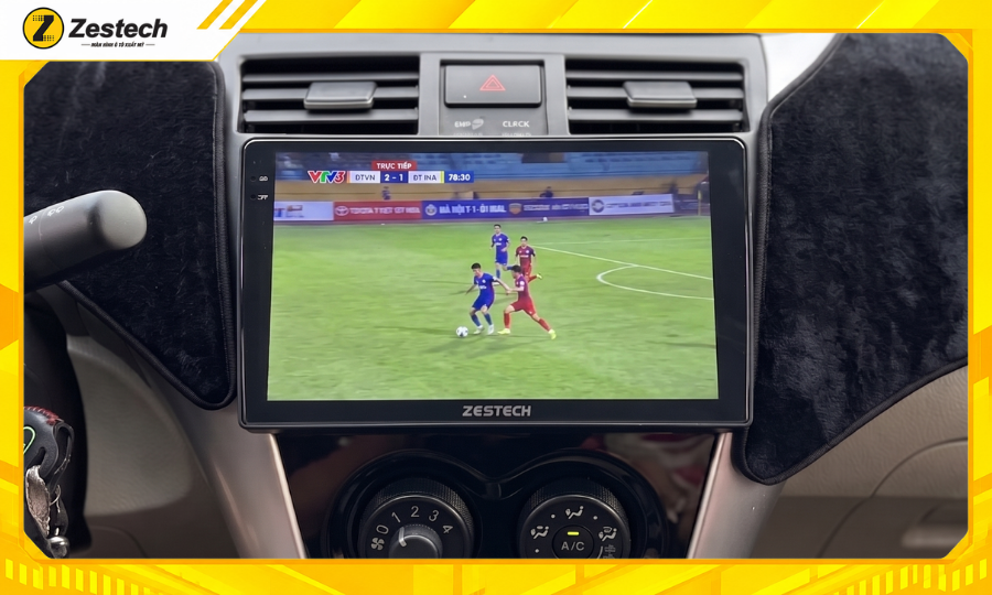 Màn hình ô tô Android cho xe Toyota Vios 2003-2007 4 Quá trình thi công màn hình ô tô Android cho xe Toyota Vios 2003-2007 giữ zin 100%