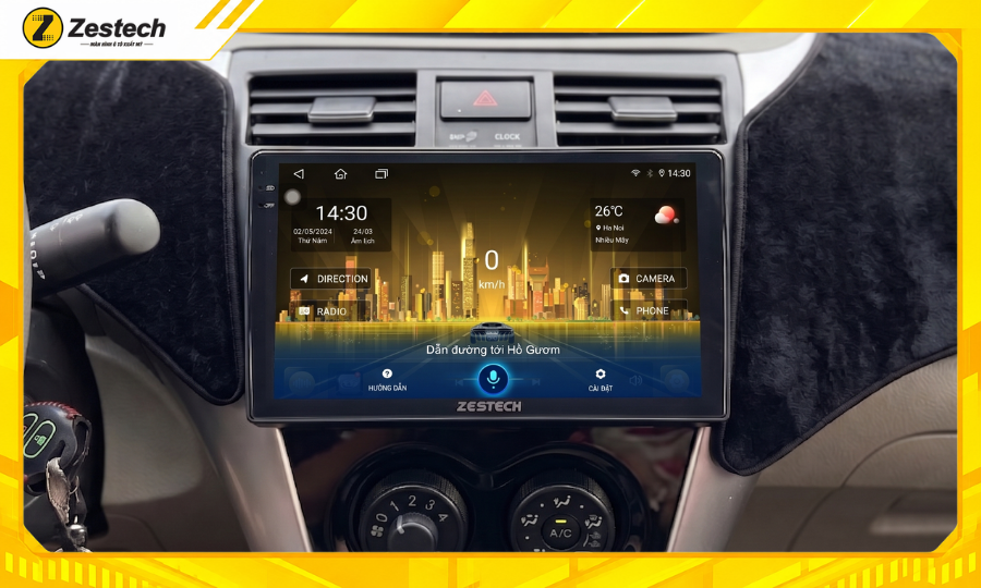 Màn hình ô tô Android cho xe Toyota Vios 2003-2007 6 Màn hình ô tô Android cho xe Toyota Vios 2003-2007 tích hợp trợ lý ảo AI KIKI