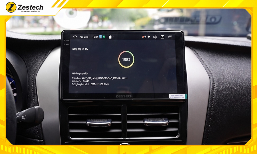 Màn hình ô tô Android cho xe Toyota Yaris - Cập nhật OTA