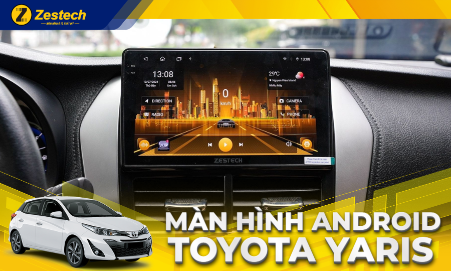 Màn hình ô tô Android cho xe Toyota Yaris