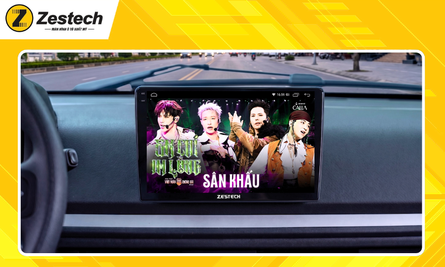 Màn hình ô tô Android cho xe VF2 mang đến trải nghiệm giải trí không giới hạn