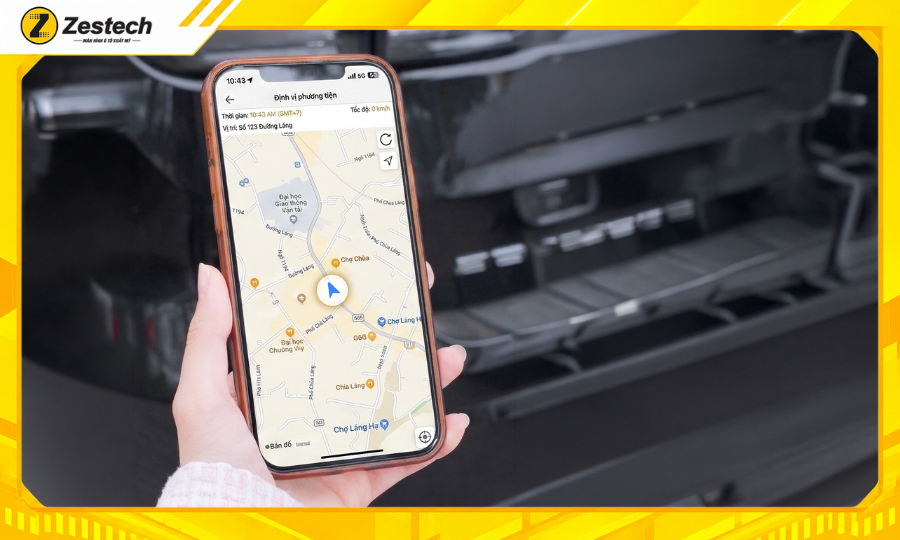 Ứng dụng Zestech Tracking giúp quản lý, định vị xe từ xa