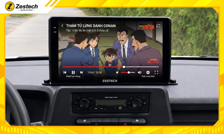 Xem phim trên Màn hình ô tô Android cho xe VinFast EC Van