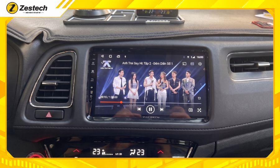 Màn hình ô tô android cho xe Honda HR-V 2020 tích hợp kho ứng dụng giải trí đa dạng