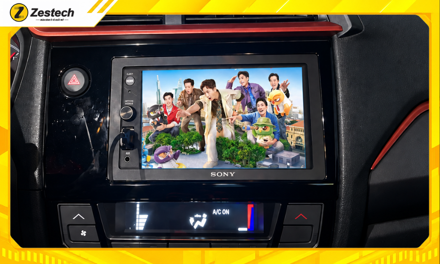 Android Box cho xe Honda Brio - Mở rộng kho giải trí trực tuyến