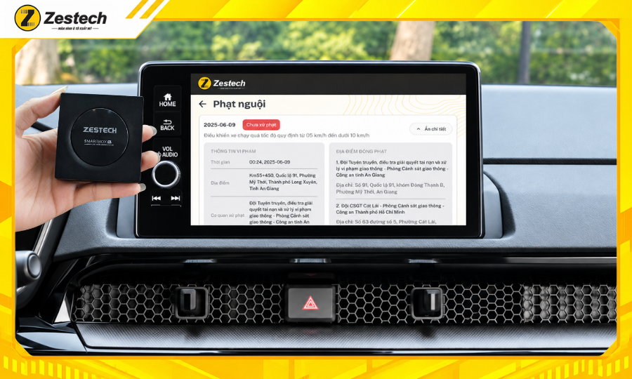 Android Box ô tô cho Honda CR-V 6 Nắm bắt phạt nguội nhờ Android Box ô tô cho Honda CR-V