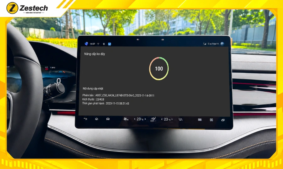 Android Box ô tô cho xe BYD Sealion 8 - Cập nhật trực tuyến OTA