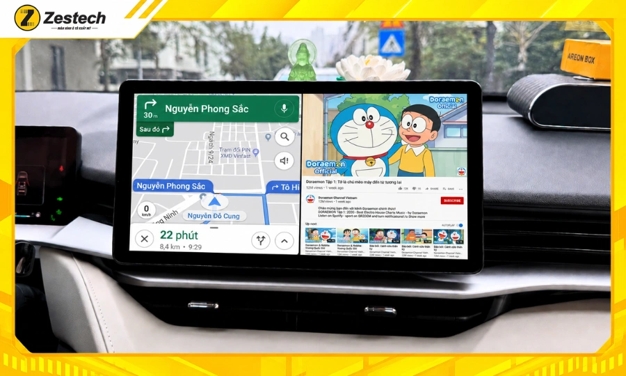 Android Box ô tô cho xe Haval H6 5 Android Box ô tô cho xe Haval H6 chạy đa nhiệm nhờ cấu hình khủng
