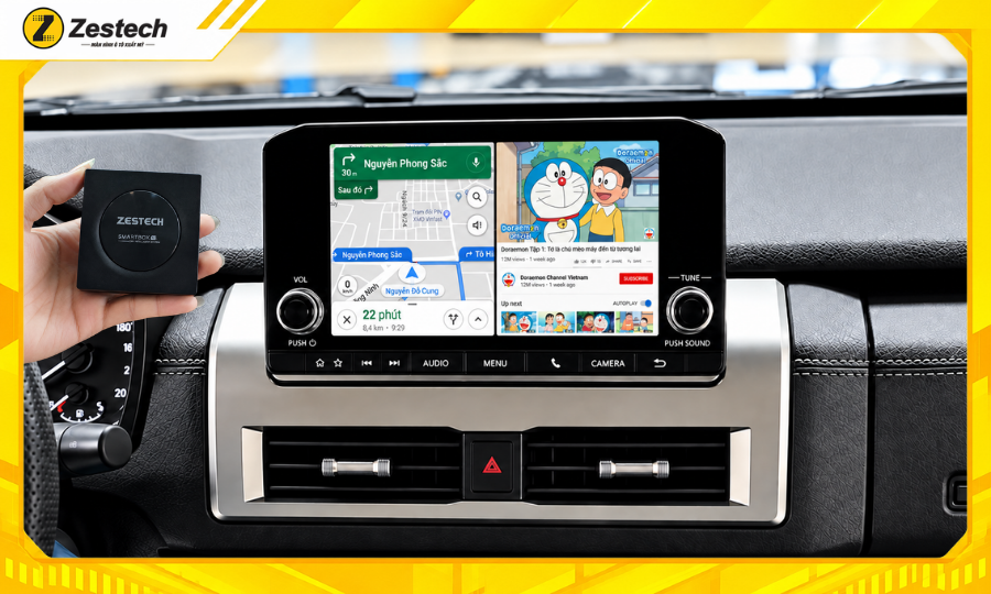 Android Box ô tô cho xe Mitsubishi Triton 5 Trải nghiệm đa nhiệm với Android Box ô tô cho xe Mitsubishi Triton