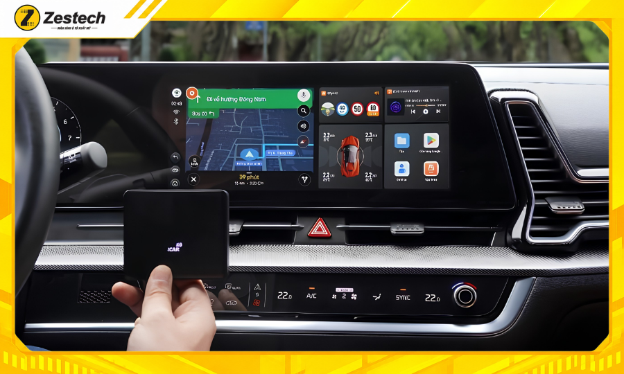 Android Box ô tô cho xe Mitsubishi Triton 7 Android Box ICAR