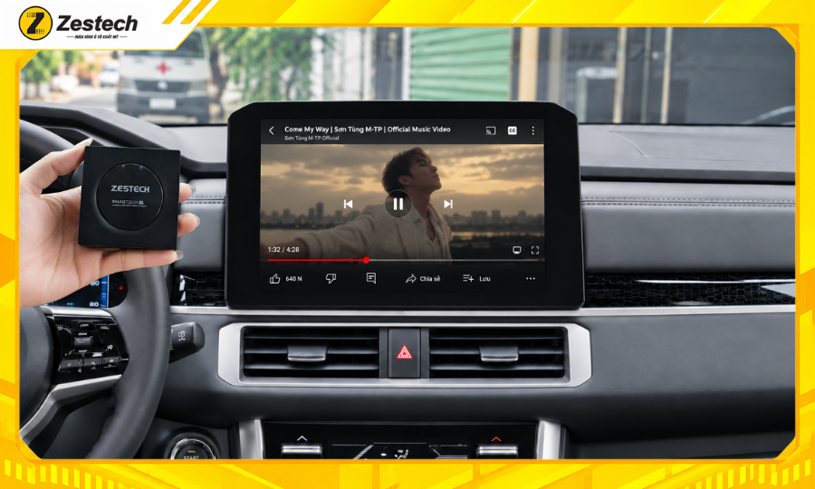 Giải trí thả ga với Android Box ô tô cho xe Mitsubishi Xpander