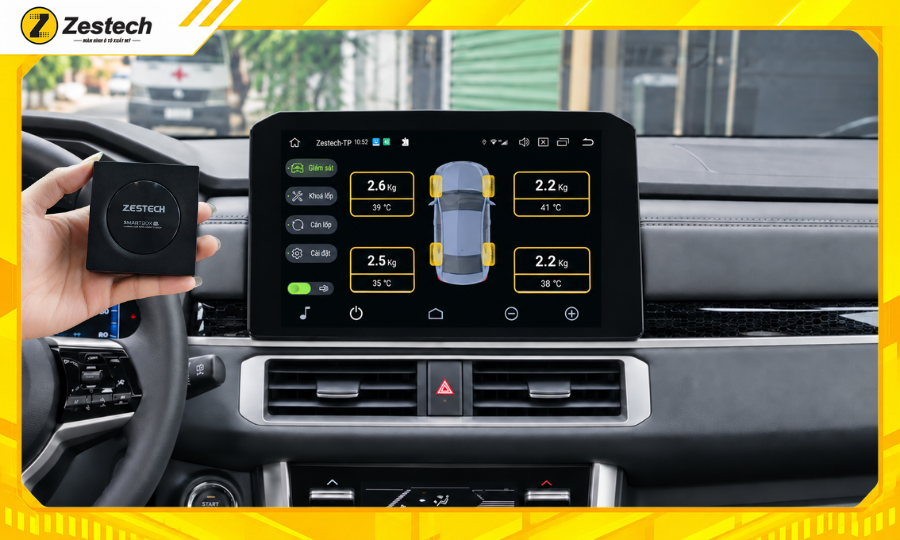 Android Box ô tô cho xe Mitsubishi Xpander tích hợp các thiết bị ngoại vi