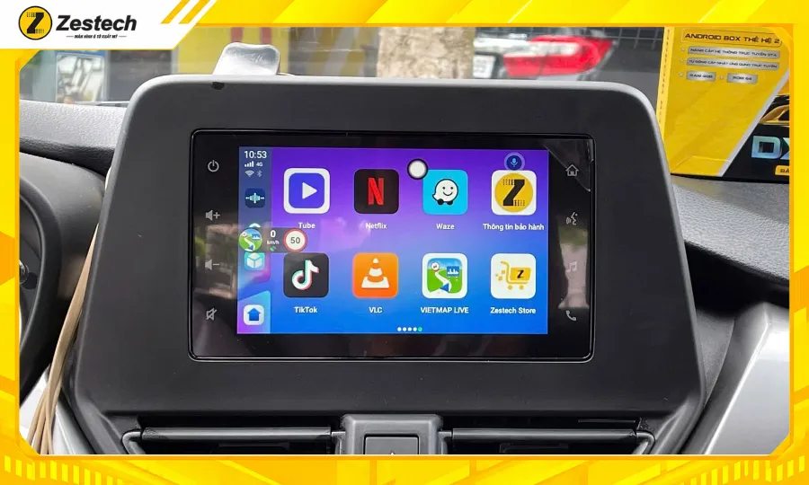 Không gian tiện ích phong phú cùng Android Box ô tô cho xe Suzuki FronX