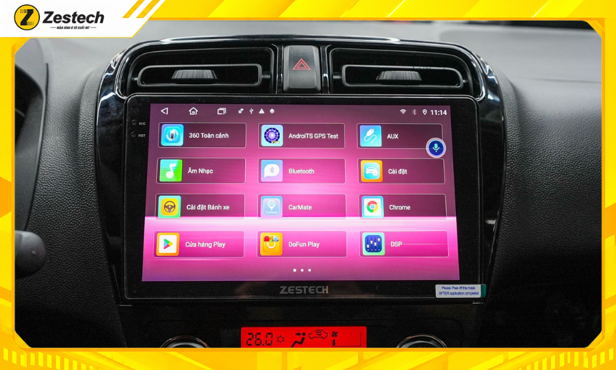 Bảng giá màn hình Android ô tô cho xe Mitsubishi Attrage