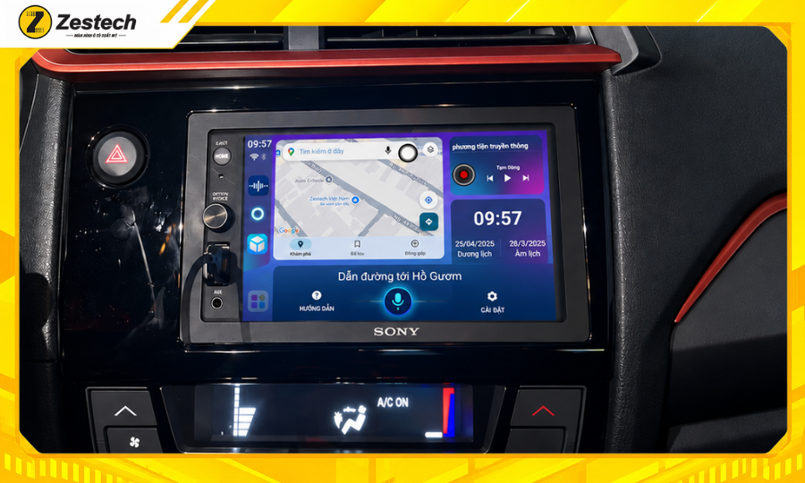 Điều khiển mọi tác vụ trên Android Box cho xe Honda Brio bằng giọng nói