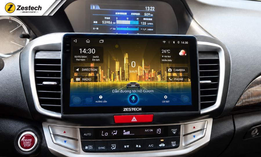 Điều khiển mọi tác vụ trên màn hình Android ô tô bằng giọng nói