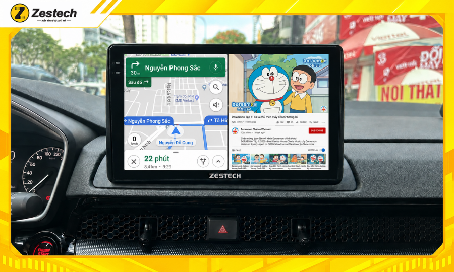 Màn hình Android ô tô cho xe Honda CR-V 11 Đa nhiệm trên màn hình Android ô tô cho xe Honda CR-V
