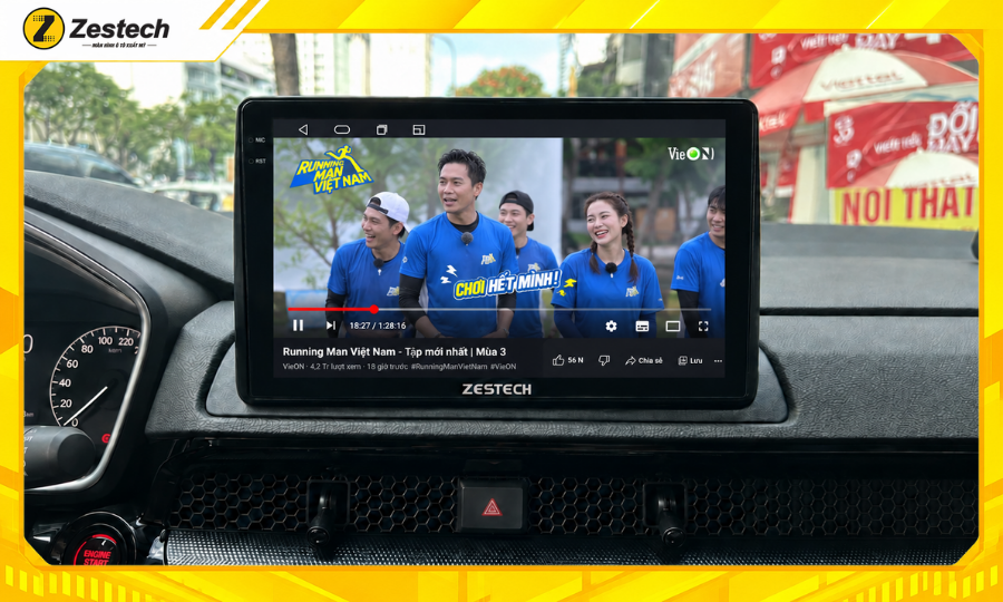 Màn hình Android ô tô cho xe Honda CR-V 12 Xem Youtube trên màn hình Android ô tô cho xe Honda CR-V