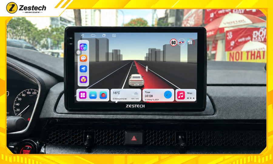 Màn hình Android ô tô cho xe Honda CR-V 4 Màn hình Android ô tô cho xe Honda CR-V có khả năng cảnh báo lệch làn