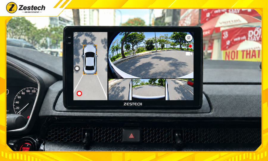 Màn hình Android ô tô cho xe Honda CR-V 8 Màn hình Android ô tô cho xe Honda CR-V sở hữu Camera 360 - 8 góc nhìn