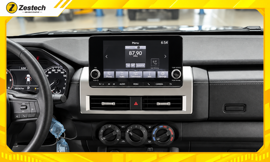 Thiết kế màn hình zin phù hợp để nâng cấp màn hình Android ô tô cho xe Mitsubishi Triton