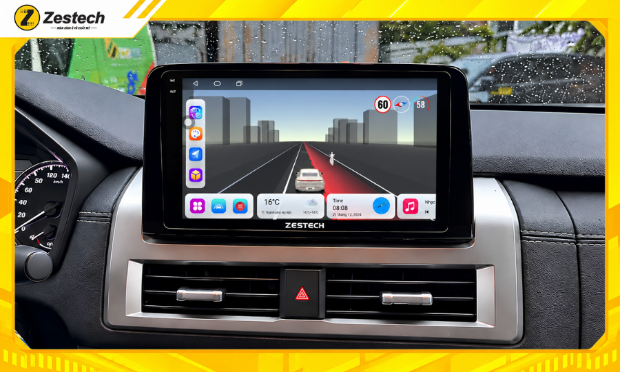 Công nghệ AI ADAS trên màn hình Android ô tô cho xe Mitsubishi Triton