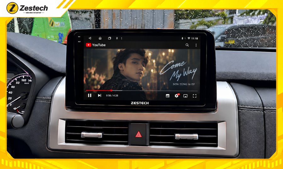 Giải trí trên màn hình Android ô tô cho xe Mitsubishi Triton