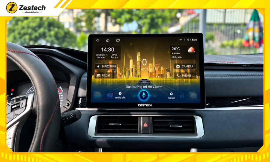 Màn hình Android ô tô cho xe Mitsubishi Xpander 6 Điều khiển màn hình Android ô tô cho xe Mitsubishi Xpander bằng giọng nói
