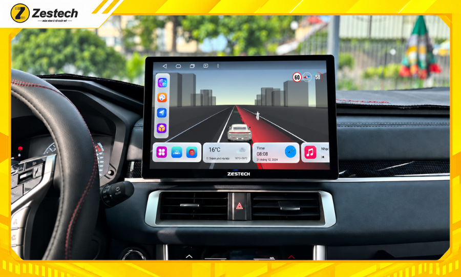 Màn hình Android ô tô cho xe Mitsubishi Xpander 8 Màn hình Android ô tô cho xe Mitsubishi Xpander có công nghệ trợ lái AI ADAS