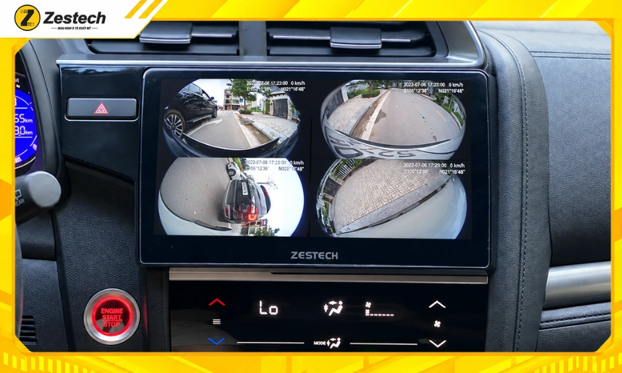 Màn hình ô tô Android cho xe Honda Jazz 9 Màn hình ô tô Android cho xe Honda Jazz tích hợp công nghệ Tắt máy ghi hình