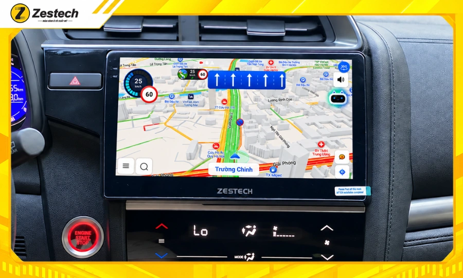 Màn hình ô tô Android cho xe Honda Jazz 5 Màn hình ô tô Android cho xe Honda Jazz tích hợp đa dạng bản đồ, cảnh báo giao thông