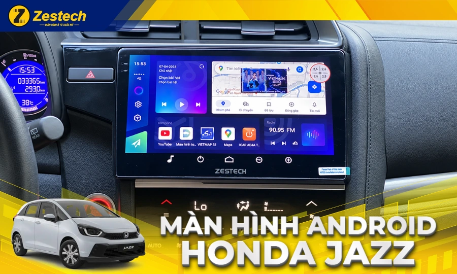 Màn hình ô tô Android cho xe Honda Jazz