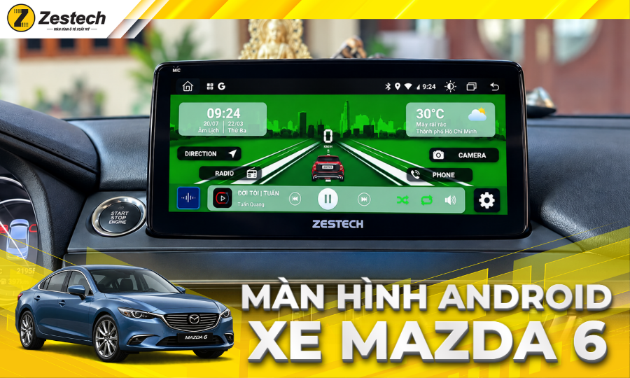Màn hình ô tô Android cho xe Mazda 6