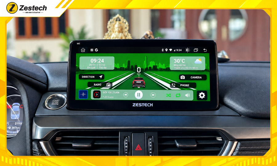 Màn hình ô tô Android cho xe Mazda 6 3 Màn hình ô tô Android cho xe Mazda 6 chạy song song 2 hệ điều hành